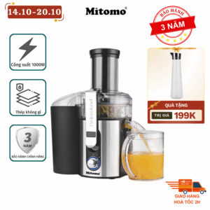 Máy Ép Trái Cây Nhanh Công Suất Cao Mitomo KJ-3057