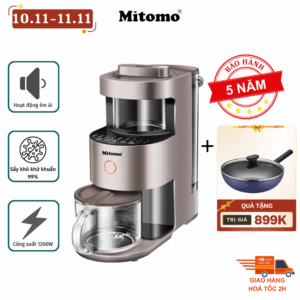 Máy xay sữa hạt, xay nấu đa năng cao cấp Mitomo MSH-986 MAX - Bảo hành chính hãng 5 năm