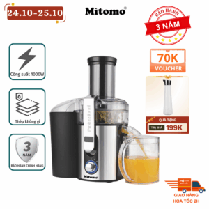 Máy Ép Trái Cây Nhanh Công Suất Cao Mitomo KJ-3057