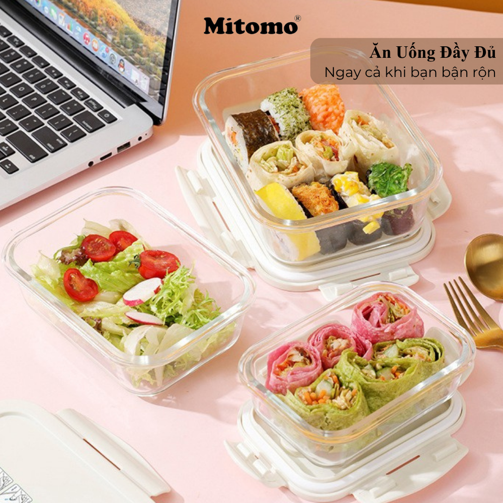 hop thuy tinh dung thuc pham mitomo
