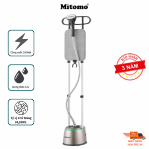 Bàn là hơi nước cao cấp Mitomo GC-899 Neo, công suất 2500W, là phẳng nhanh chóng
