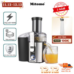 Máy Ép Trái Cây Nhanh Công Suất Cao Mitomo KJ-3057