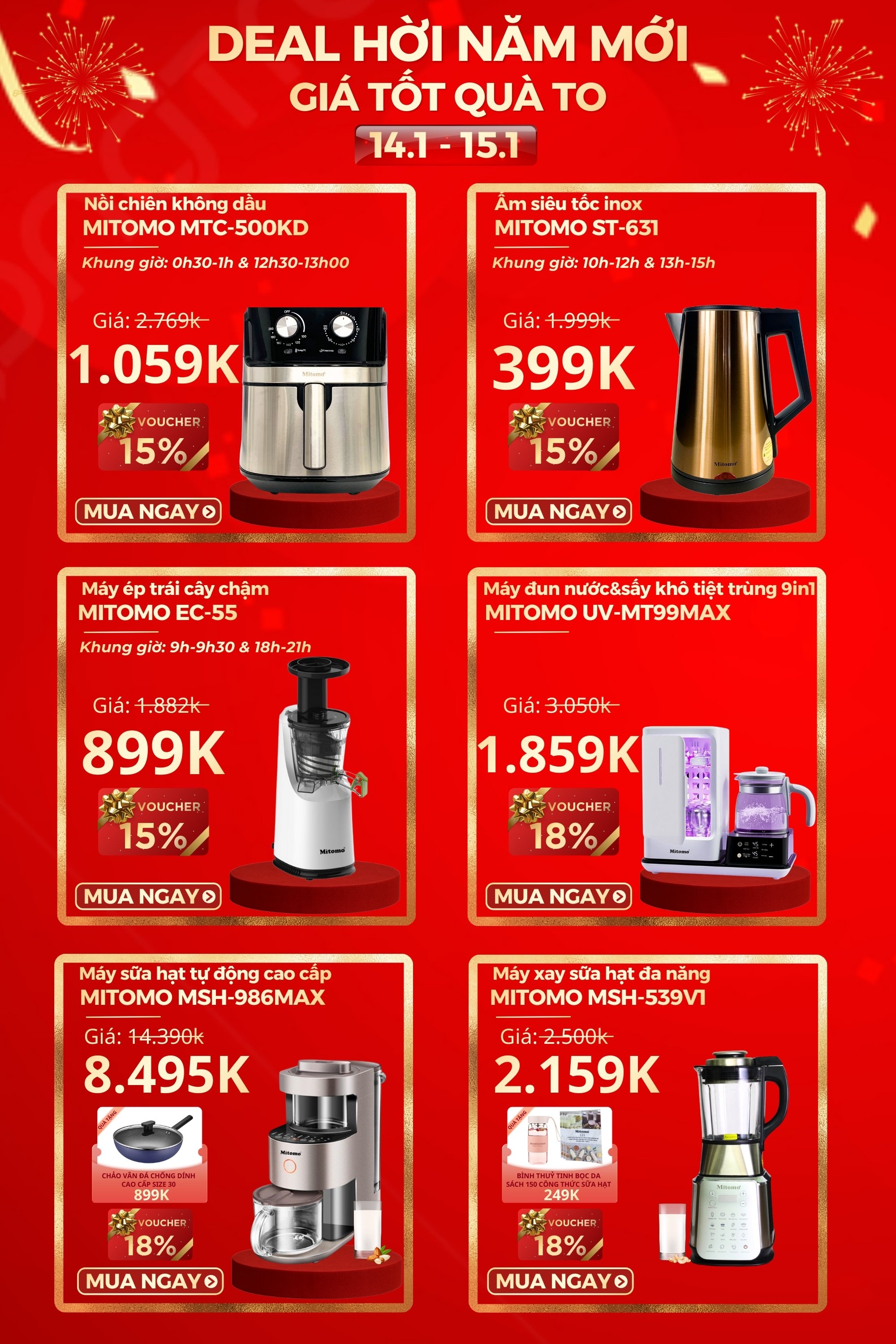 chuong trinh qua tang sale don nam moi mitomo