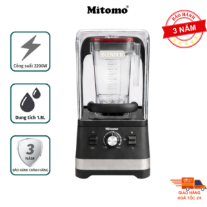 Máy Xay Sinh Tố Công Nghiệp Cao Cấp Mitomo ANS-25801- Công Suất 2200W - Bảo Hành 3 Năm