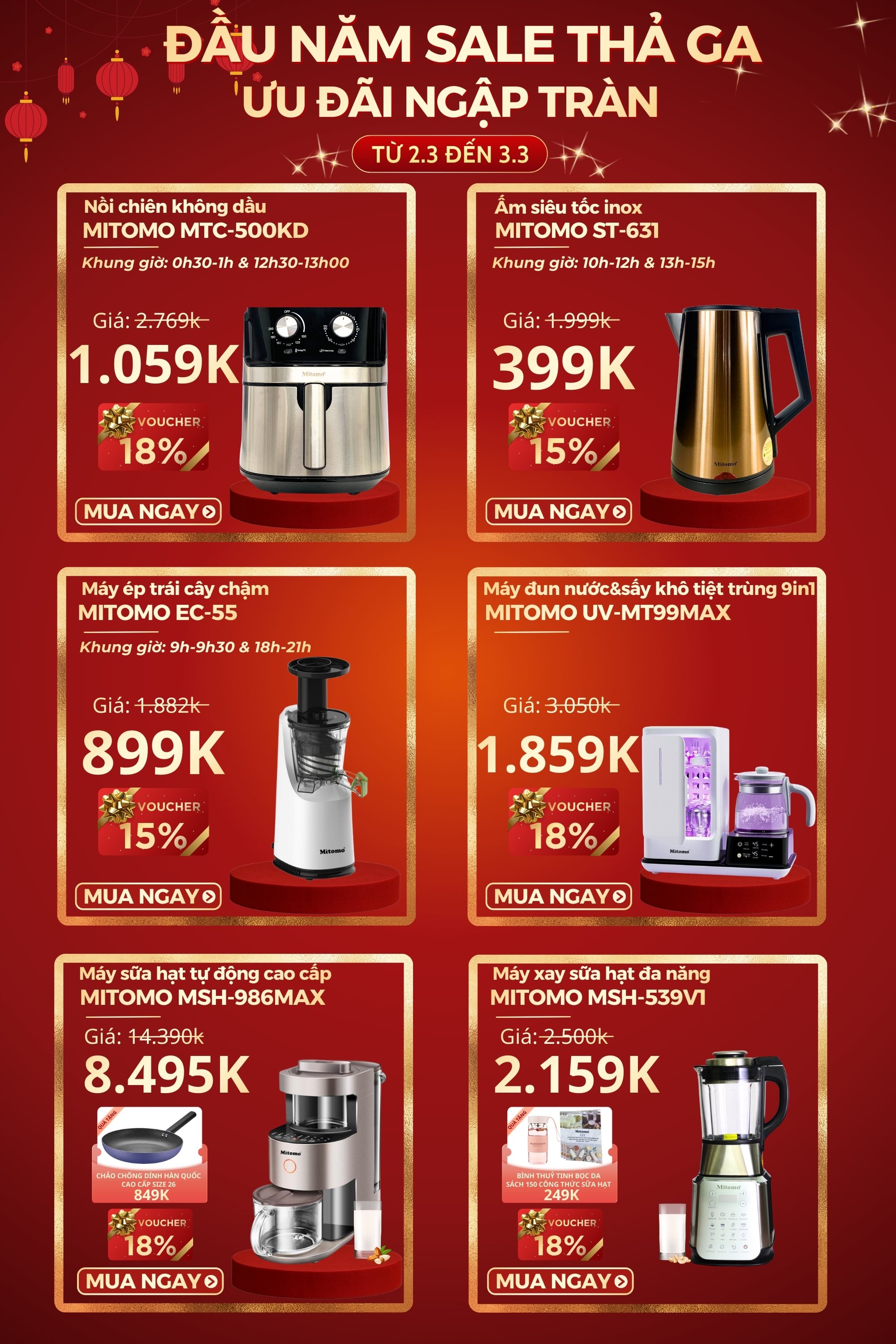 qua tang megasale 3.3 mitomo