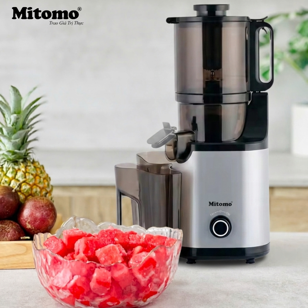 Lam kem trai cay bang may ep cham Mitomo KJ-3081