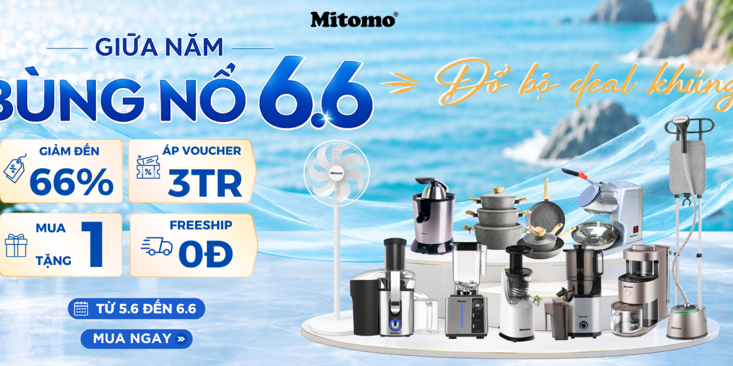 banner chính WEB mitomoshop 6.6 mitomo-viet-nam