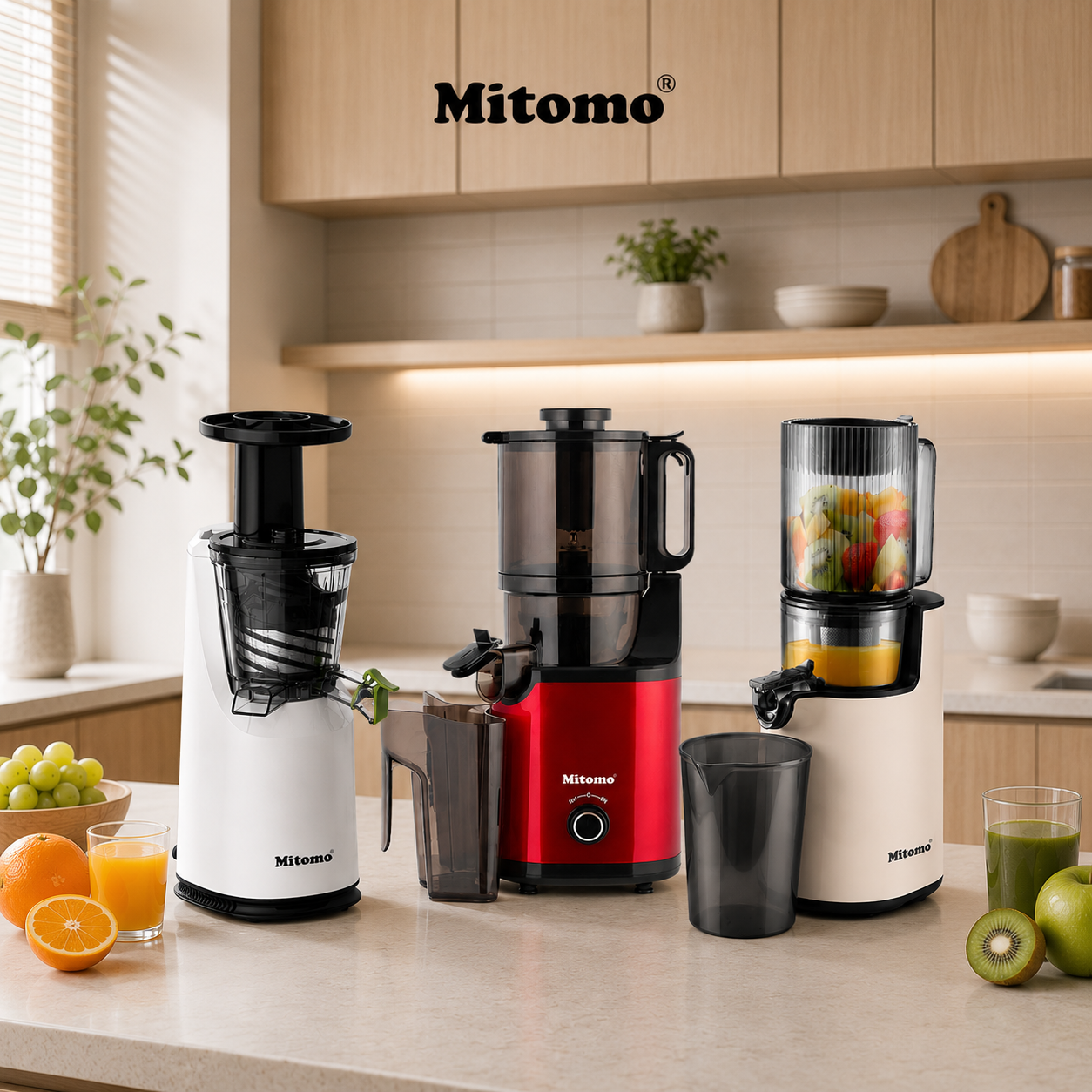 Máy ép chậm nhà Mitomo